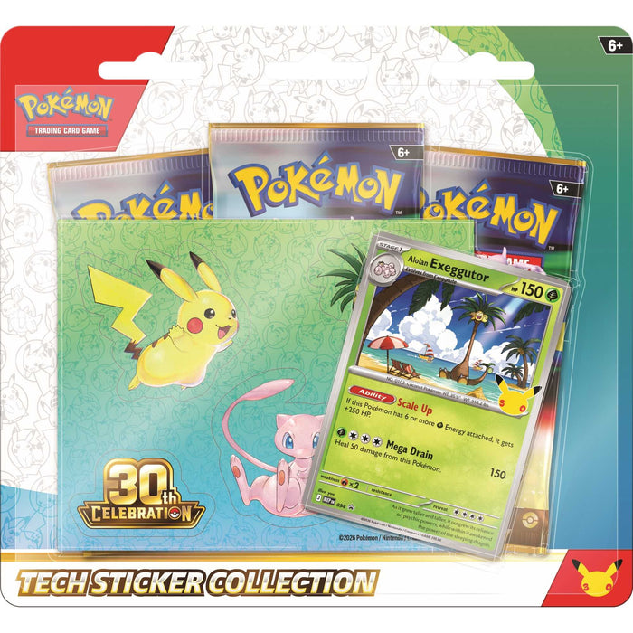 Pokémon TCG: 30th Celebration Tech Sticker Collection