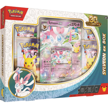 Pokémon TCG: 30th Celebration Sylveon ex Box (back)