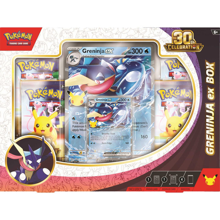 Pokémon TCG: 30th Celebration Greninja ex Box