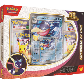 Pokémon TCG: 30th Celebration Greninja ex Box (back)
