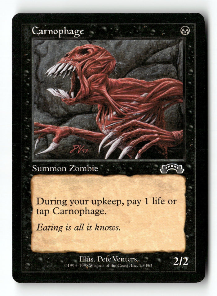 MTG Carnophage Exodus LP Magic The Gathering