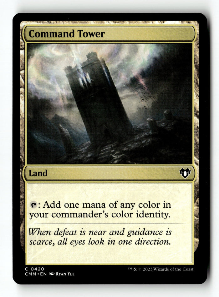 MTG Command Tower Commander Masters LP Magic The Gathering
