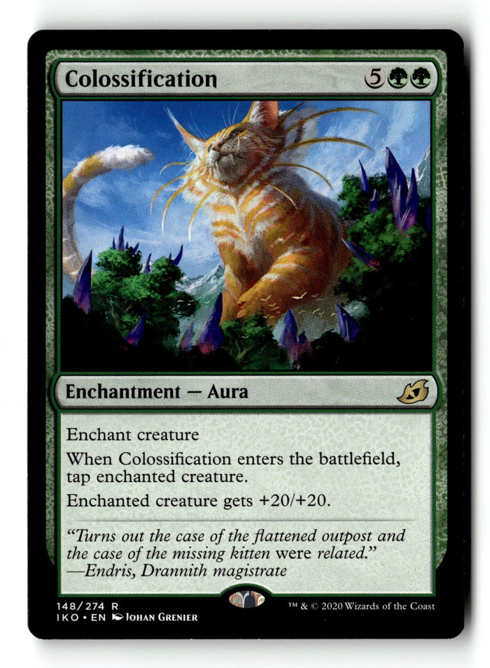 MTG Colossification Ikoria: Lair of Behemoths LP Magic The Gathering
