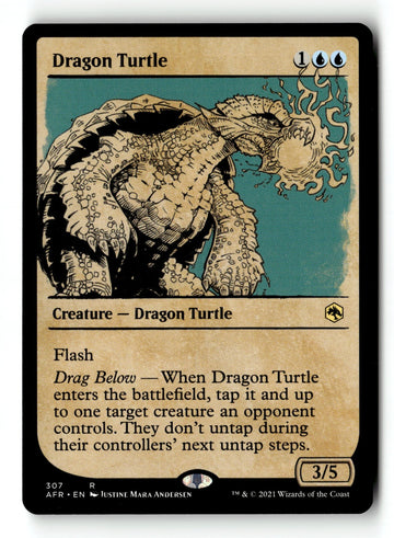 MTG Dragon Turtle (Showcase) Adventures in the Forgotten Realms LP MTG