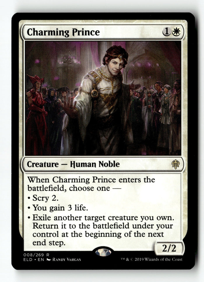 MTG Charming Prince Throne of Eldraine LP Magic The Gathering