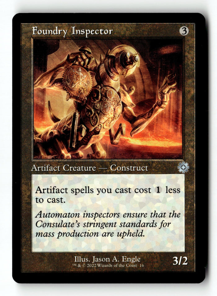 MTG Foundry Inspector The Brothers' War LP Magic The Gathering