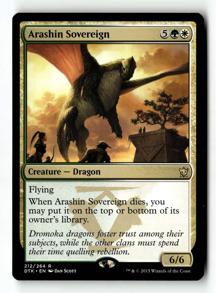 MTG Arashin Sovereign Dragons of Tarkir LP Magic The Gathering