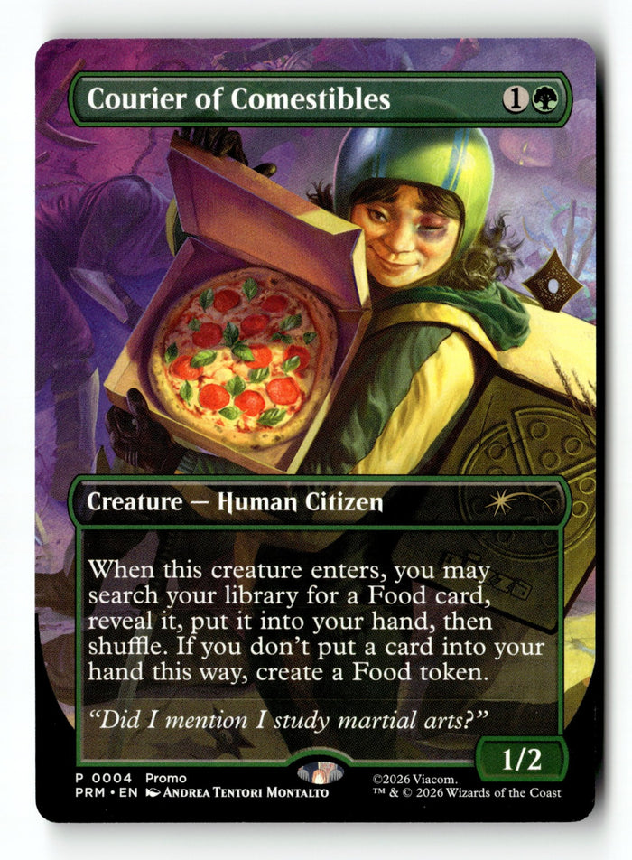 MTG Courier of Comestibles Teenage Mutant Ninja Turtles LP Magic The Gathering