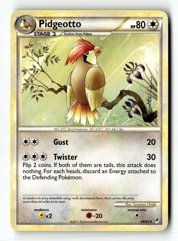 Pokemon Card Pidgeotto LP Call of Legends 48/95