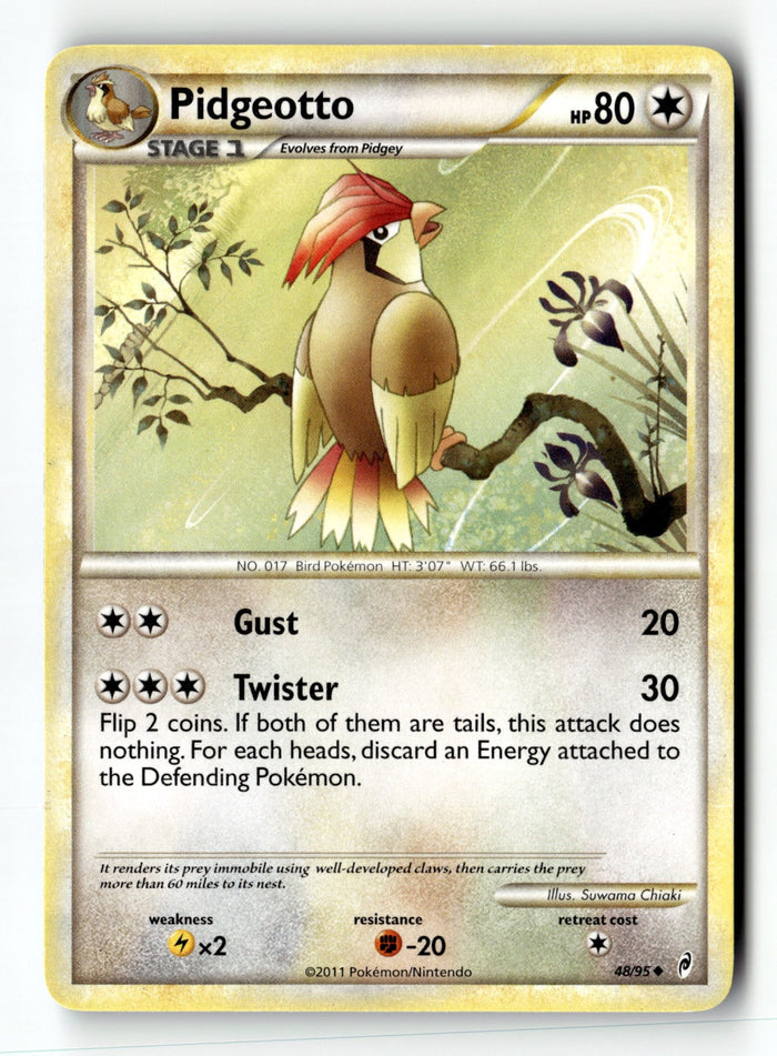 Pokemon Card Pidgeotto LP Call of Legends 48/95