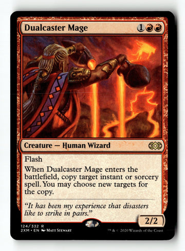 MTG Dualcaster Mage Double Masters LP Magic The Gathering