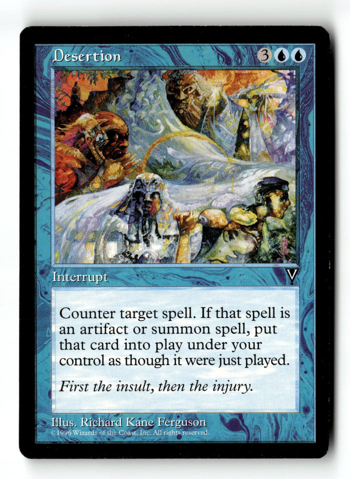 MTG Desertion Visions LP Magic The Gathering