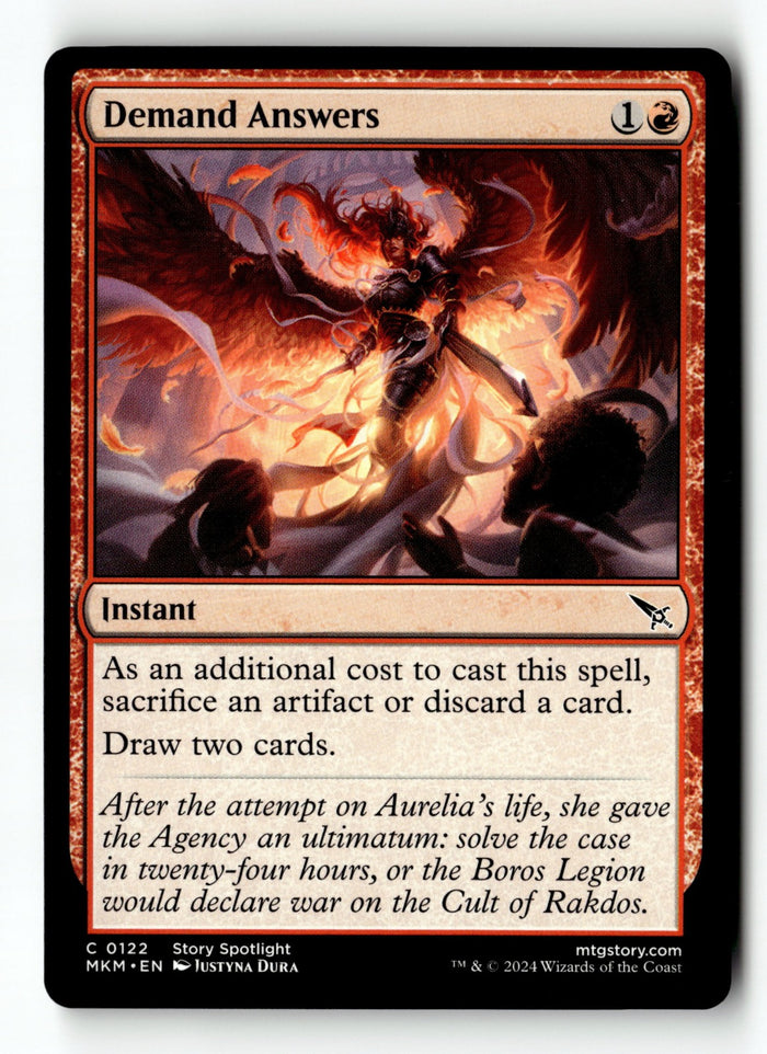 MTG Demand Answers Murders at Karlov Manor LP Magic The Gathering