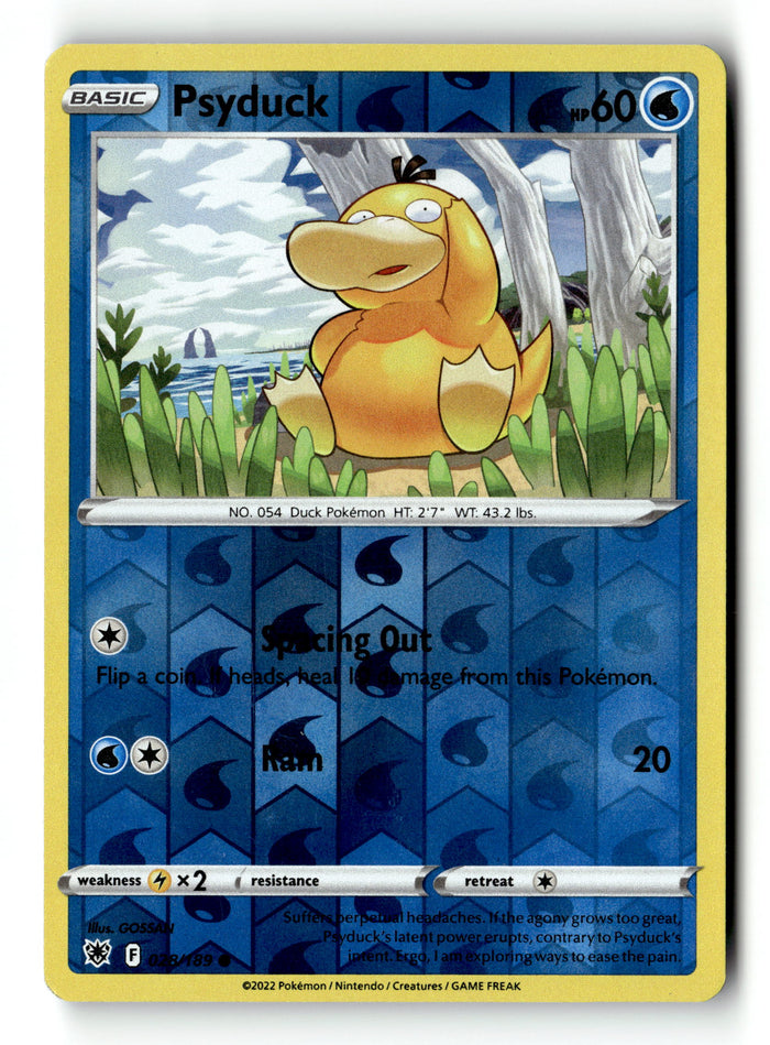 Pokemon Card Psyduck Reverse Holo LP Astral Radiance 038/189