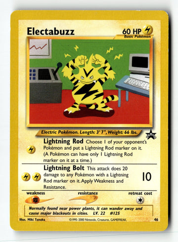 Pokemon Card Electabuzz LP WoTC Promo 46