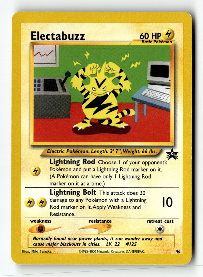 Pokemon Card Electabuzz LP WoTC Promo 46