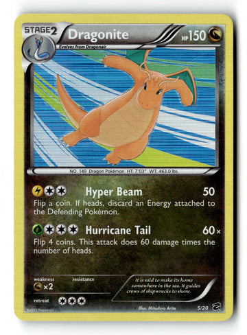 Pokemon Card Dragonite LP Dragon Vault 5/20