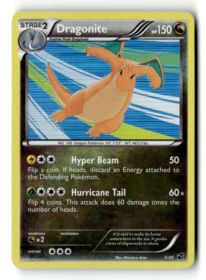 Pokemon Card Dragonite LP Dragon Vault 5/20