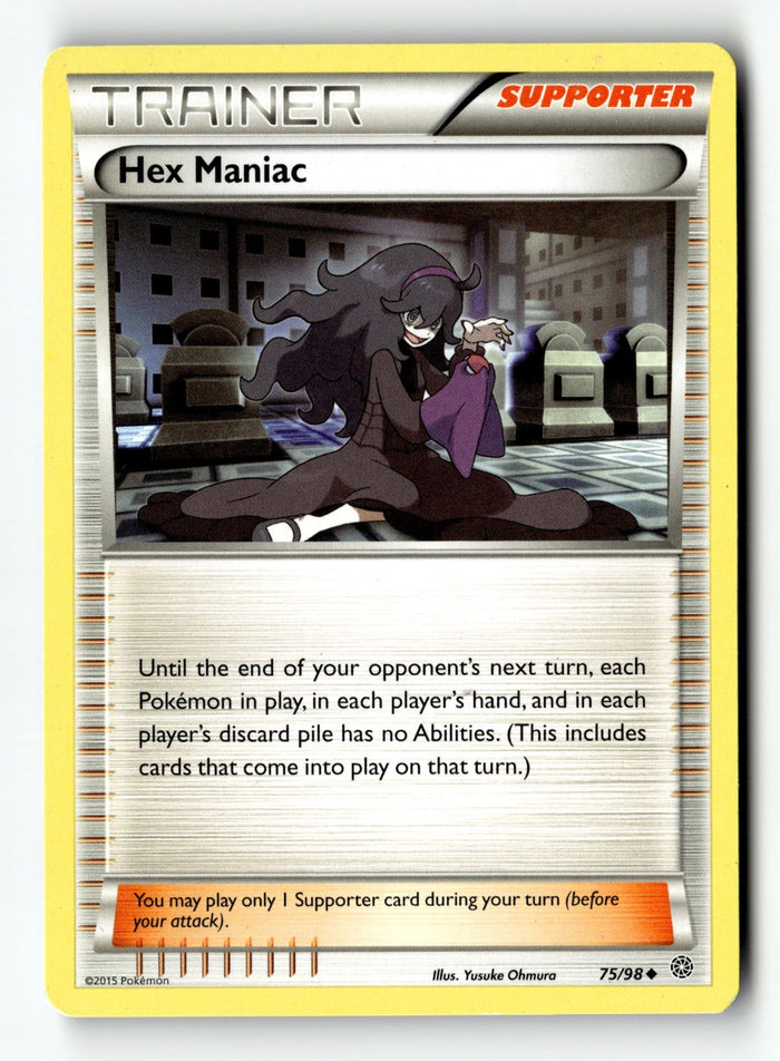 Pokemon Card Hex Maniac LP XY - Ancient Origins 75/98