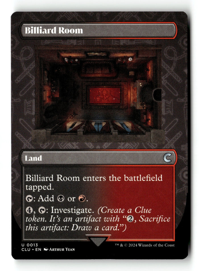 MTG Billiard Room (Borderless) Ravnica: Clue Edition LP Magic The Gathering