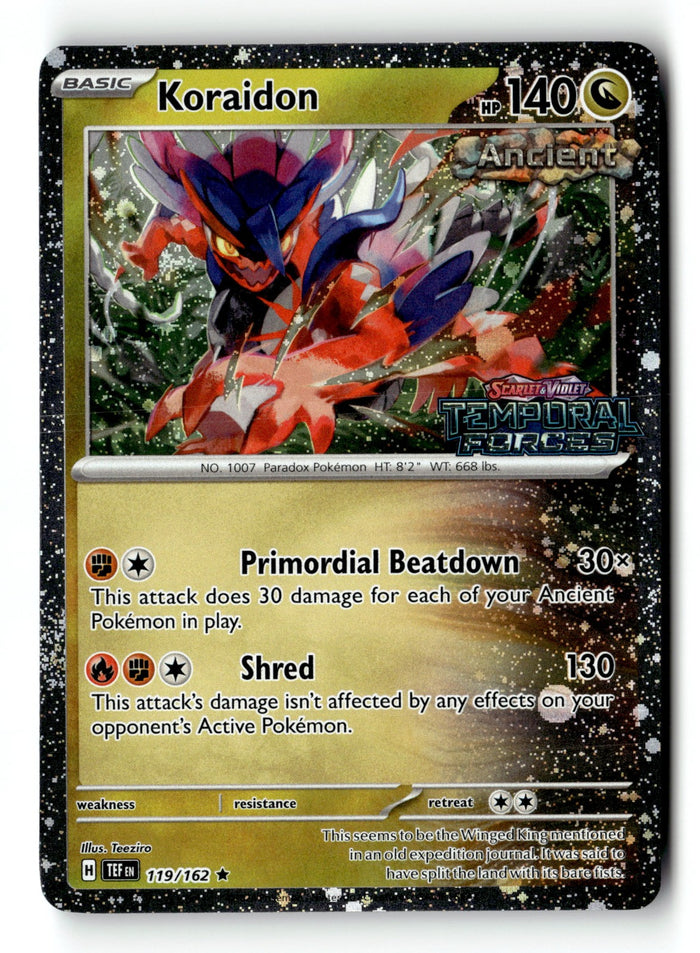 Pokemon Card Koraidon - Cosmos Holo LP Miscellaneous Cards & Products 119/162