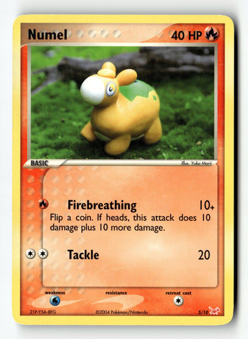 Pokemon Card Numel Normal LP EX Trainer Kit 1: Latias & Latios 5/10