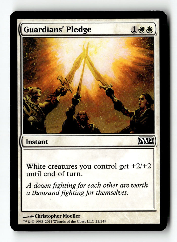 MTG Guardians' Pledge Magic 2012 (M12) LP Magic The Gathering