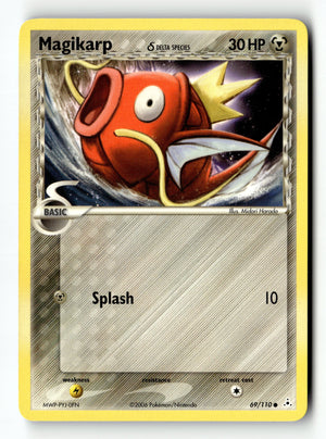 Pokemon Card Magikarp LP Holon Phantoms 69/110