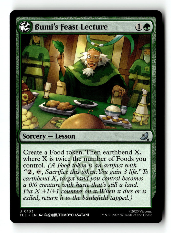 MTG Bumi's Feast Lecture Avatar: The Last Airbender: Eternal-Legal LP Magic The