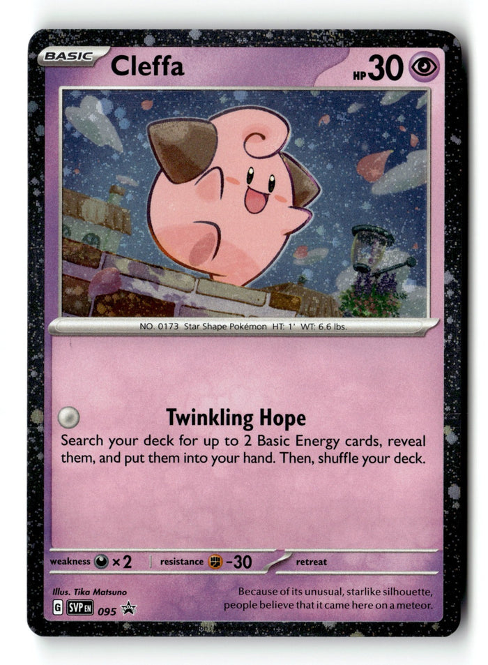 Pokemon Card Cleffa - Holo LP SV: Scarlet & Violet Promo Cards 095