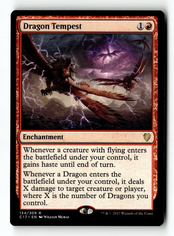 MTG Dragon Tempest Commander 2017 LP Magic The Gathering