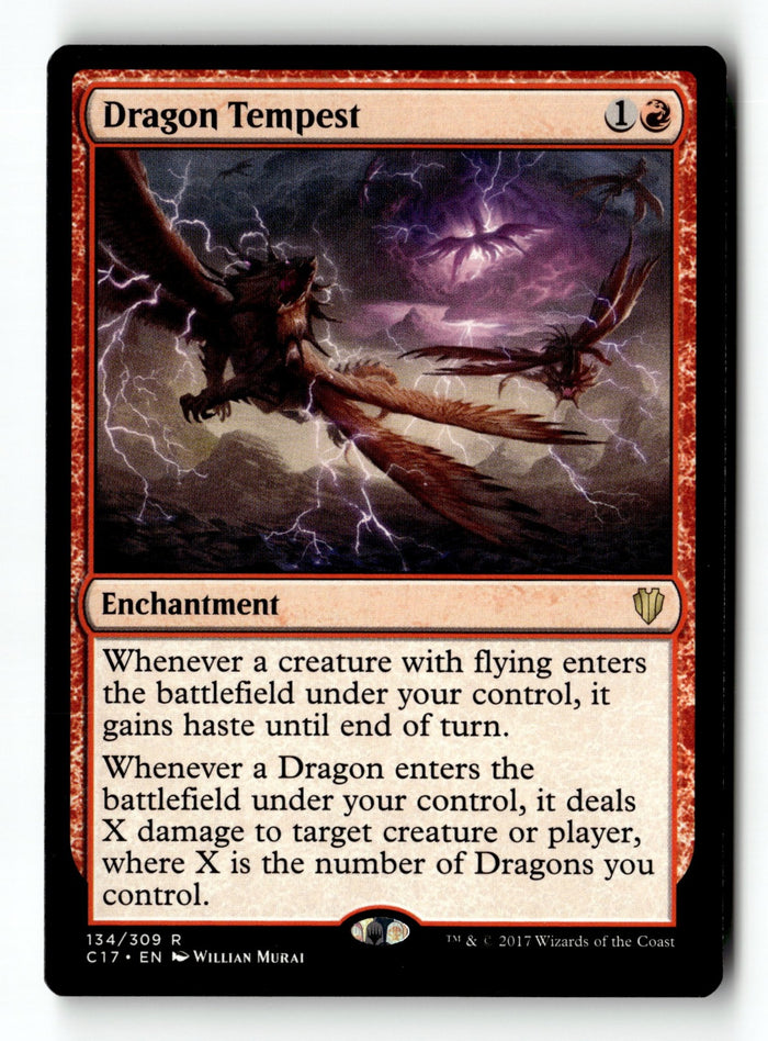 MTG Dragon Tempest Commander 2017 LP Magic The Gathering