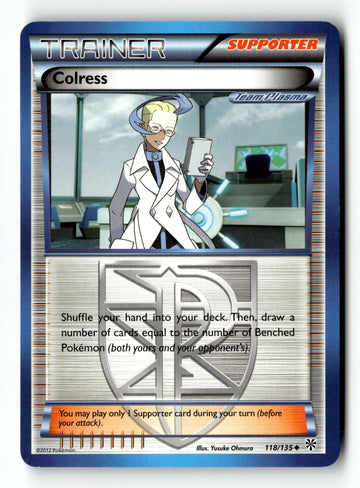 Pokemon Card Colress (Team Plasma) LP Plasma Storm 118/135