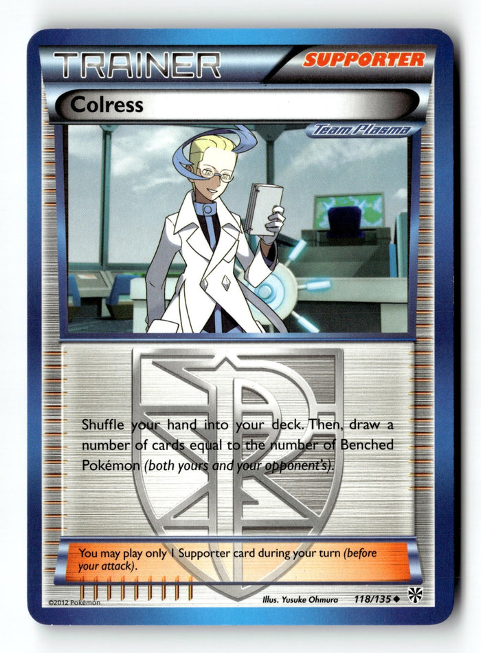 Pokemon Card Colress (Team Plasma) LP Plasma Storm 118/135