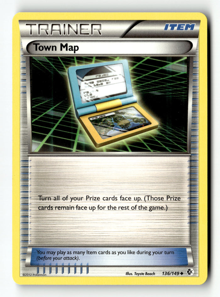Pokemon Card Town Map LP Boundaries Crossed 136/149