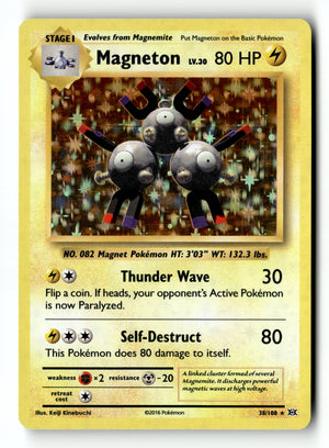 Pokemon Card Magneton 38/108 (XY Evolutions) Holo LP 038/108