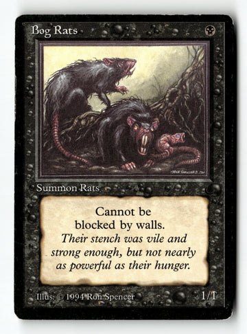 MTG Bog Rats The Dark LP Magic The Gathering