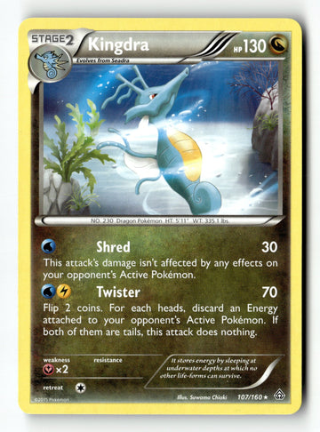 Pokemon Card Kingdra LP XY - Primal Clash 107/160