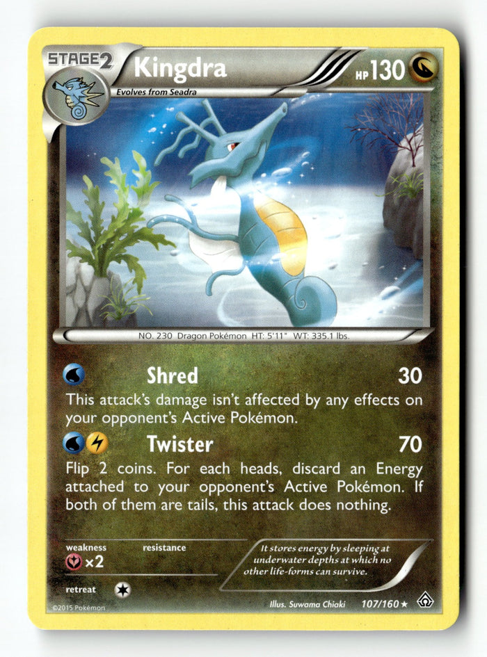 Pokemon Card Kingdra LP XY - Primal Clash 107/160