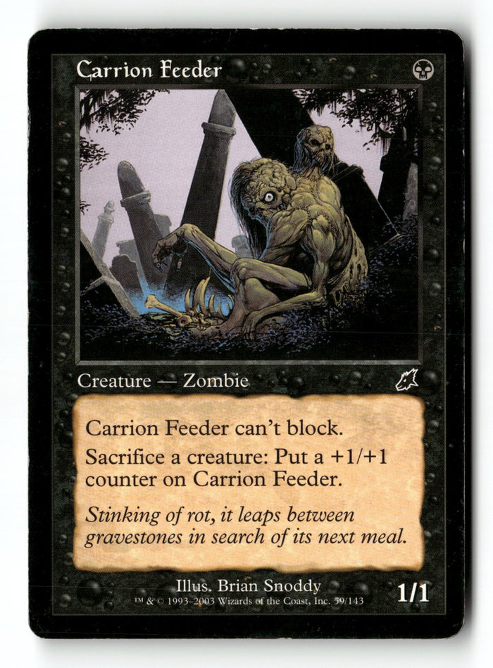 MTG Carrion Feeder Scourge LP Magic The Gathering
