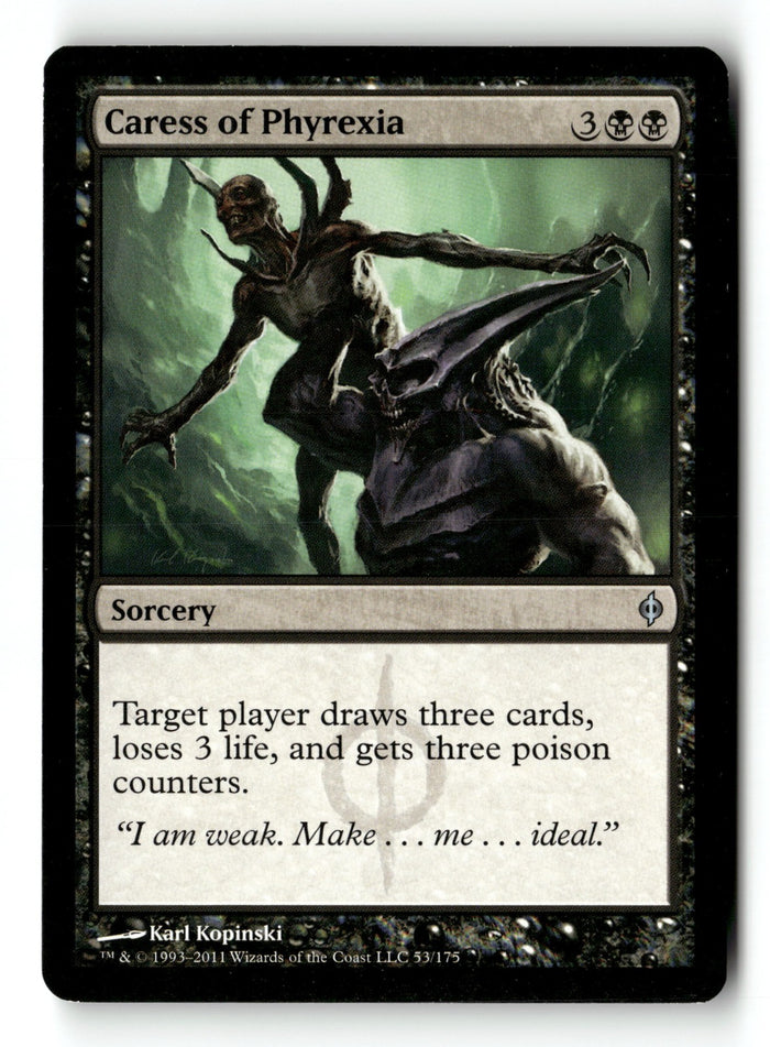 MTG Caress of Phyrexia New Phyrexia LP Magic The Gathering