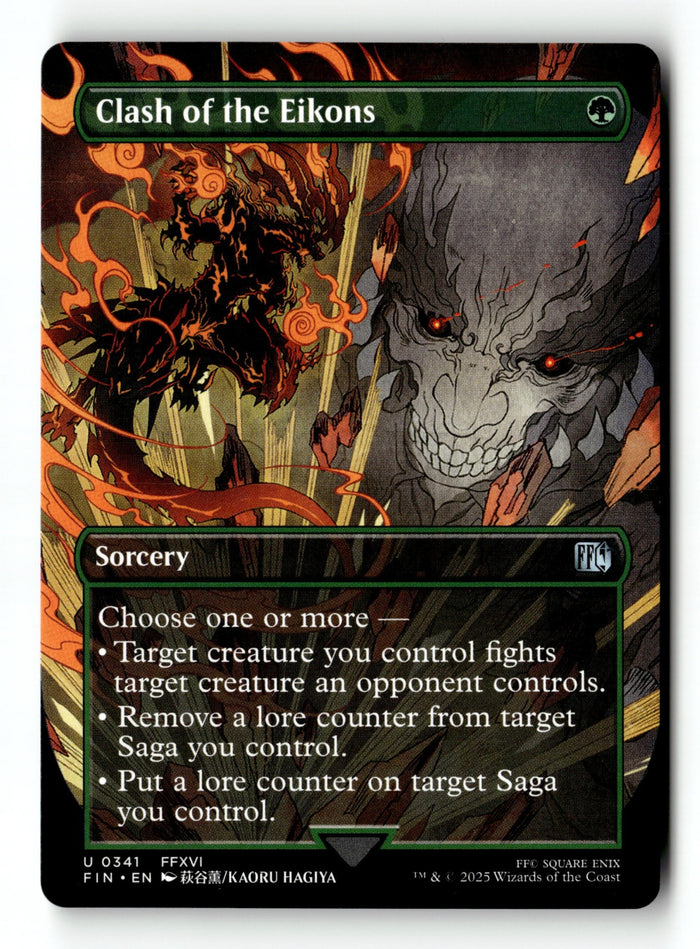 MTG Clash of the Eikons (Borderless) FINAL FANTASY LP Magic The Gathering