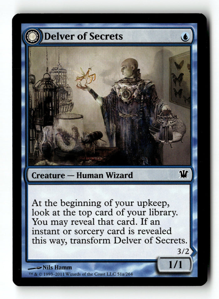 MTG Delver of Secrets Innistrad LP Magic The Gathering