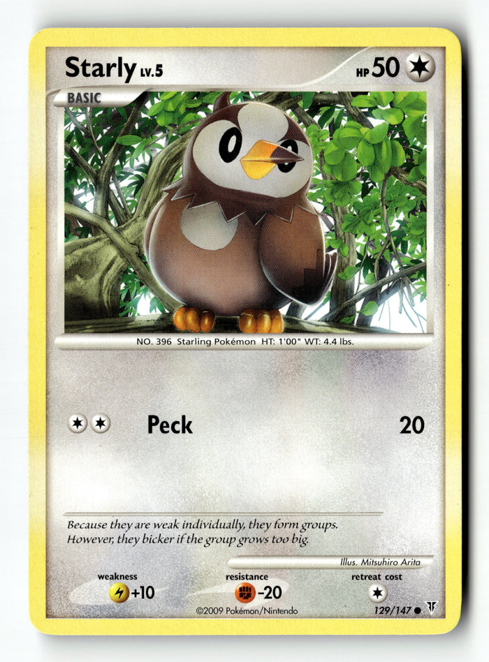 Pokemon Card Starly LP Supreme Victors 129/147