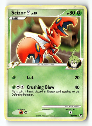 Pokemon Card Scizor E4 LP Rising Rivals 48/111