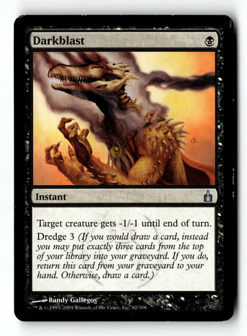 MTG Darkblast Ravnica: City of Guilds LP Magic The Gathering