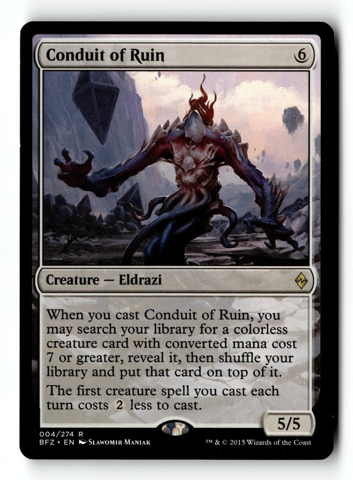 MTG Conduit of Ruin Battle for Zendikar LP Magic The Gathering