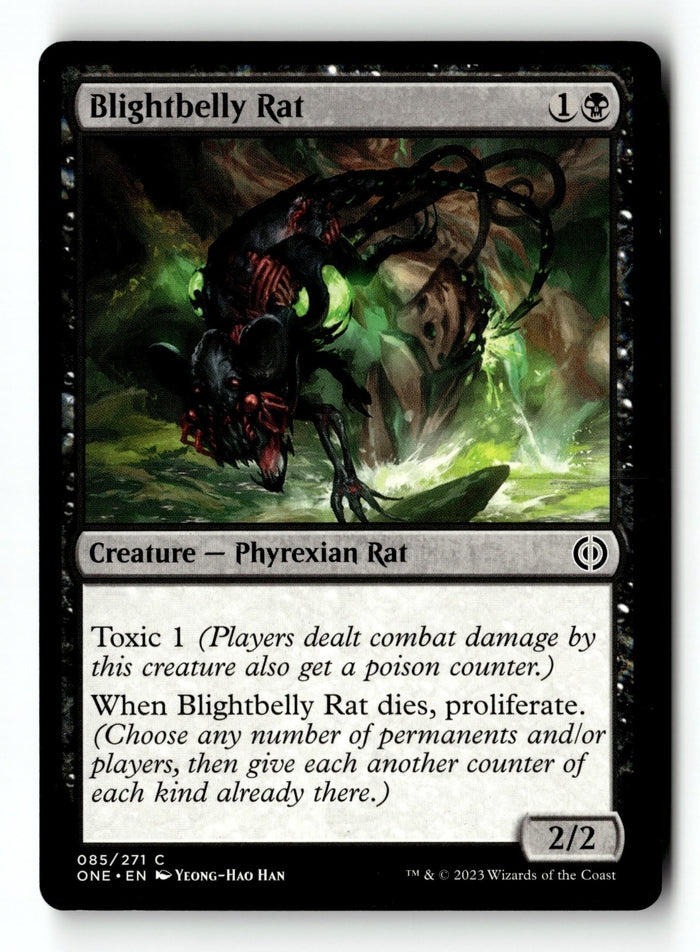 MTG Blightbelly Rat Phyrexia: All Will Be One LP Magic The Gathering