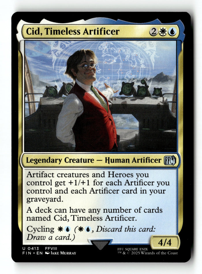 MTG Cid, Timeless Artificer FINAL FANTASY LP Magic The Gathering