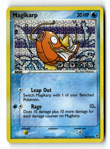 Pokemon Card Magikarp Reverse Holo LP Deoxys 64/107